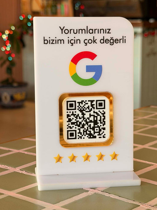 Google Yorum Stantı 9x14cm